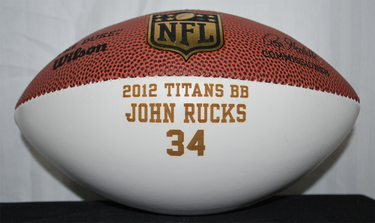Personalized Laser Engraved Mini Autograph Football
