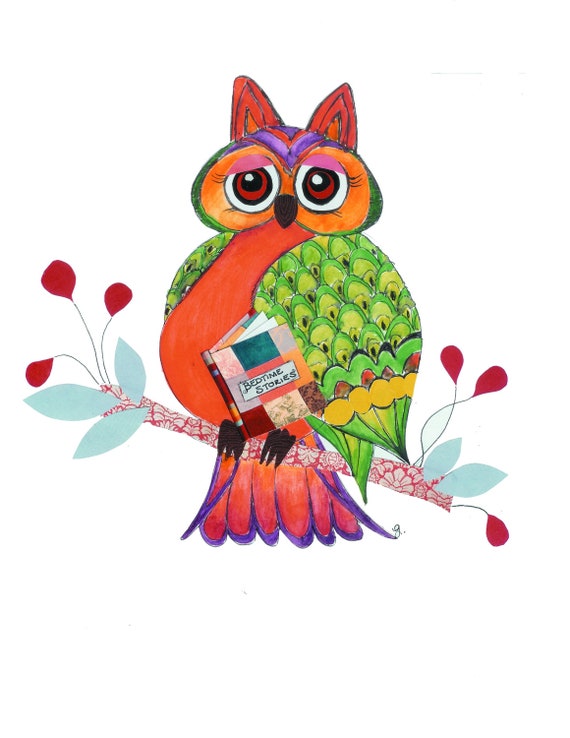 Items similar to Bedtime Owl on Etsy