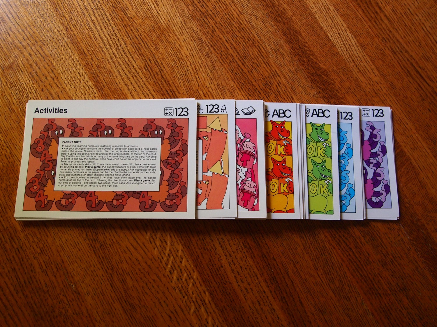 Sweet Pickles Bus Preschool Program Cards & by HintzOfVintage