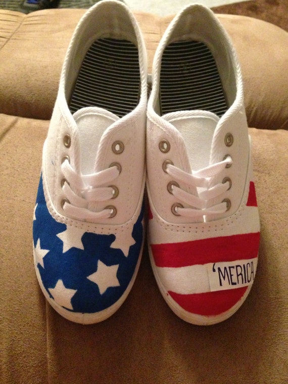American Flag Shoes for Women and Children
