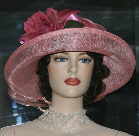 Edwardian Hat Church Hat Downton Abbey Hat Gatsby Hat