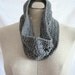 Crochet Cowl in Hunter Grey