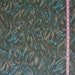 2 yds 1960's flowy jersey in shades of green, teal, and cream brush stroke abstract print, 2 yards available
