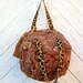 Carpetbag 1800's Handwoven Textile Slouchy Bag with Leopard Straps by Stacy Leigh Ready to Ship