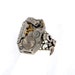 Steampunk Unisex Ring with Vintage WALTHAM Watch Movement and Thick Antiqued Silver Band by Velvet Mechanism