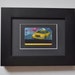 Art Oil Painting New York City Yellow Taxi Cab on Recycled NYC Subway Card