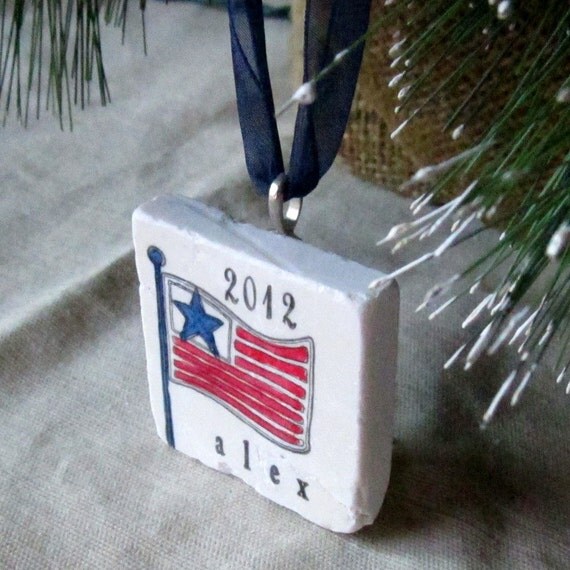 personalized usa flag ornament patriotic by mylittlechick personalized usa flag ornament patriotic by mylittlechick