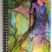 TRANQUIL ANGEL Lynne French Art Journal Diary 80 Pgs.Spiral Bound