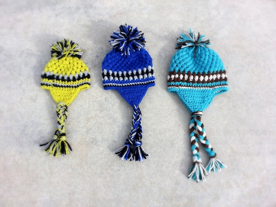 Talini Crochet Hat Patterns 0-12mos - Instant Download