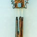LABRADOR RETRIEVER WINDCHIME Dog Handmade Garden Yard Art Outdoor Metal Lawn Patio Home Decor