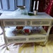 French Buffet Server Vintage Poppy Cottage