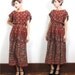 80s Pretty Floral Two Piece Dress (M/L)