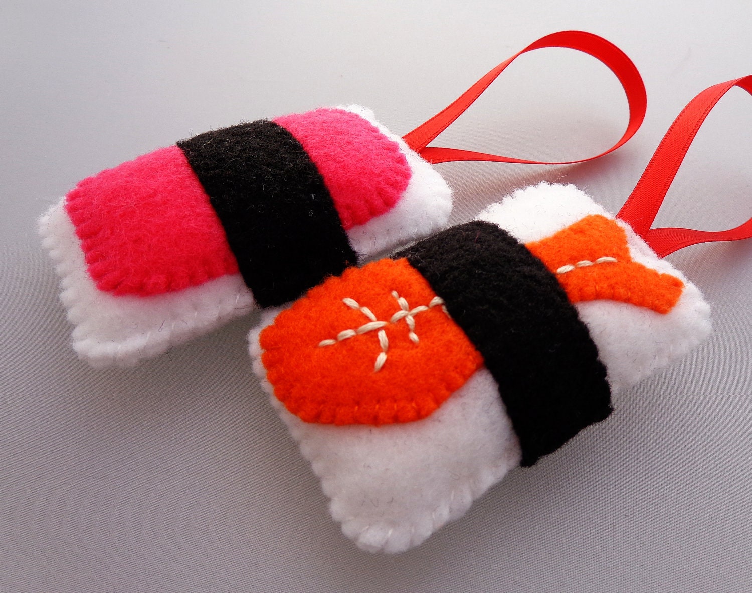 felt sushi christmas ornaments ebi shrimp spam musubi felt sushi christmas ornaments ebi shrimp spam musubi