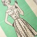 Mail Order 9328 1960s Round Yoke Dress Vintage Sewing Pattern Bust 36