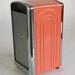 Retro Napkin Dispenser Napkin Holder Chrome and Coral