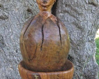 New Life Emerging, Olive Wood Sculpture