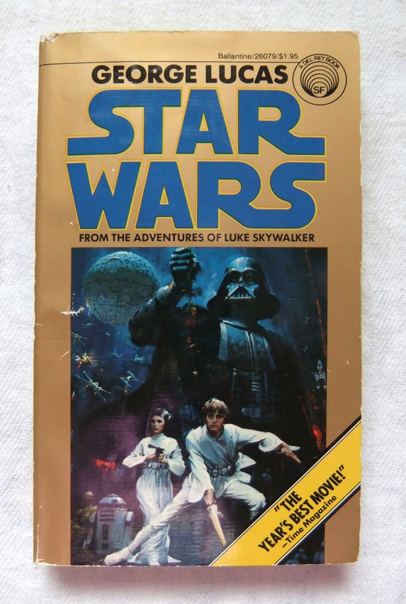 Items similar to Star Wars paperback book by George Lucas, 1976 ...