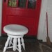 Antique Piano stool, shabby chic