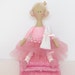 Custom order for Claire - ballerina doll- Princess and the Pea doll