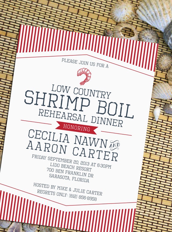 Low Country Shrimp Boil Invitations 6