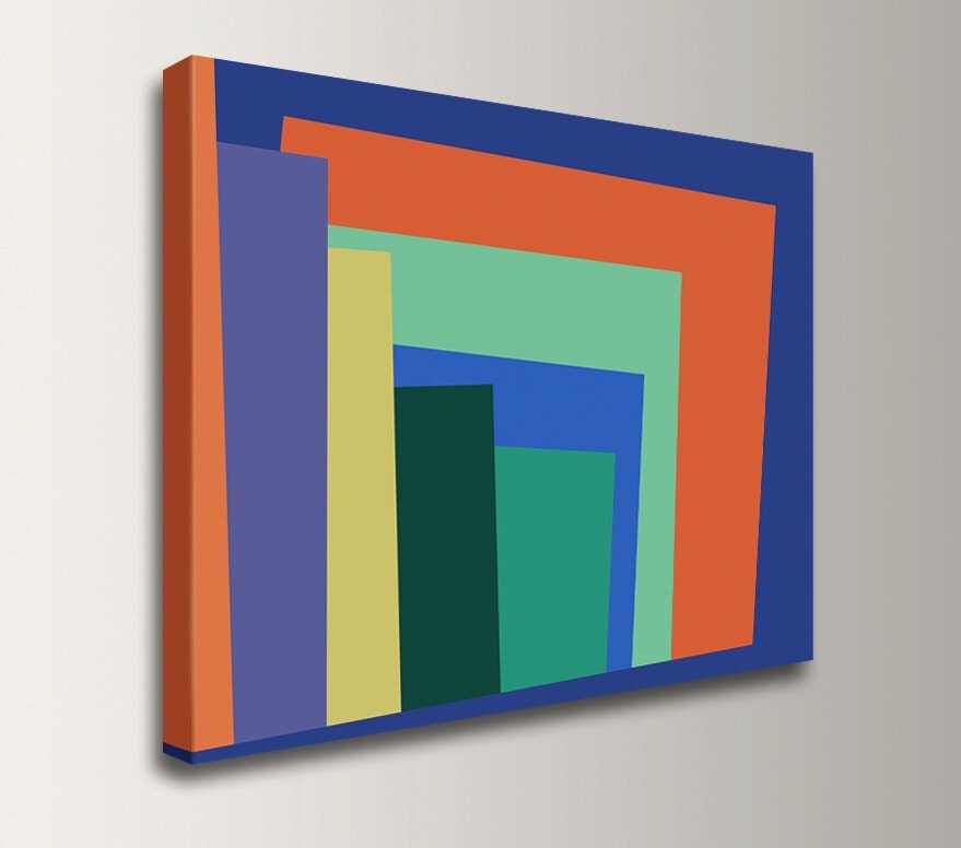 Modern Art Colorful Wall Art Geometric Abstract Painting