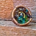 Clearance: Steampunk Victorian Bedazzled Conductor Beaded Ring