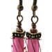 SALE was 10.00 Strawberry Chocolate Malt Earrings