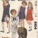 Orphan Annie Dress McCall's 80s Sewing Pattern Girls Dress Pleated Skirt Sailor Shirt Jumper Dress Short Sleeves School Play Size 7
