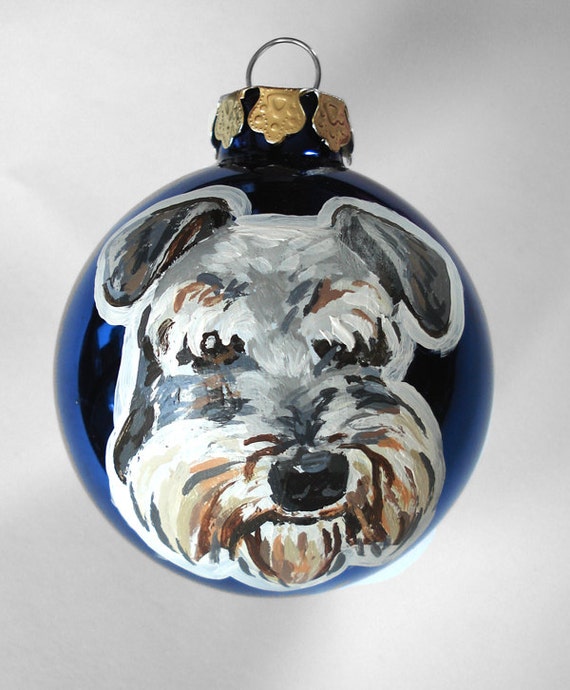 Items similar to Christmas Ornament - Custom Painted Dog, 2.5 inches on