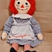 Vintage 36 inch Raggedy Ann Doll by Applause