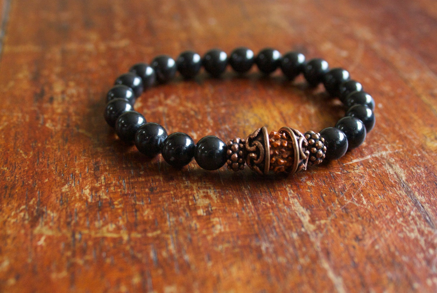 Mens Mala Bracelet Unisex Gemstone Prayer Beads Wrist Mala