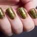 CLEARANCE - Pack of Freaks Nail Polish - epic glittery golden green