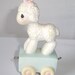 1985 Precious Moments Lamb, 1st Year Birthday Lamb, Precious Moments Birthday Train Lamb