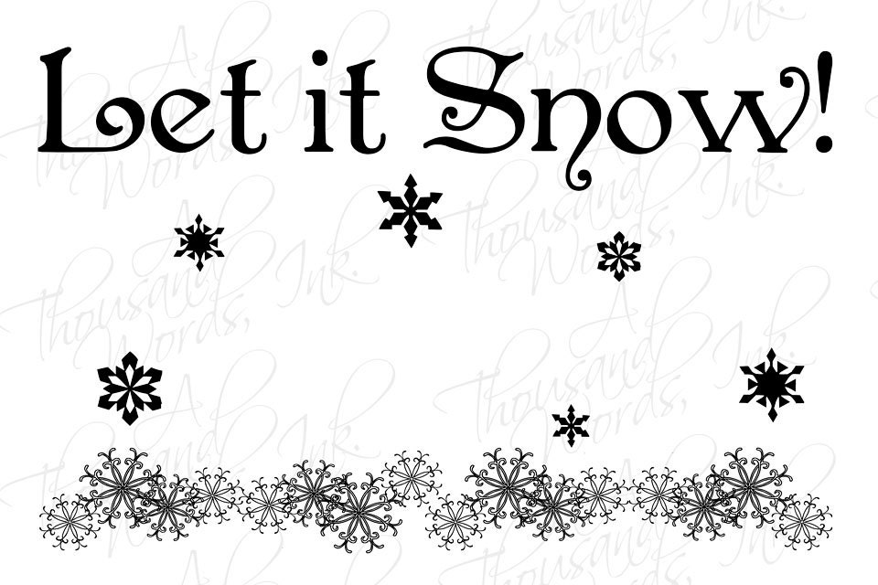 let it snow clip art free - photo #21