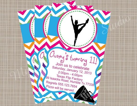 Cheer Party Invitations 2