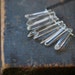 Crystal Point Necklace Clear Rock Quartz Oxidized Silver Chain Boho Handmade Jewelry