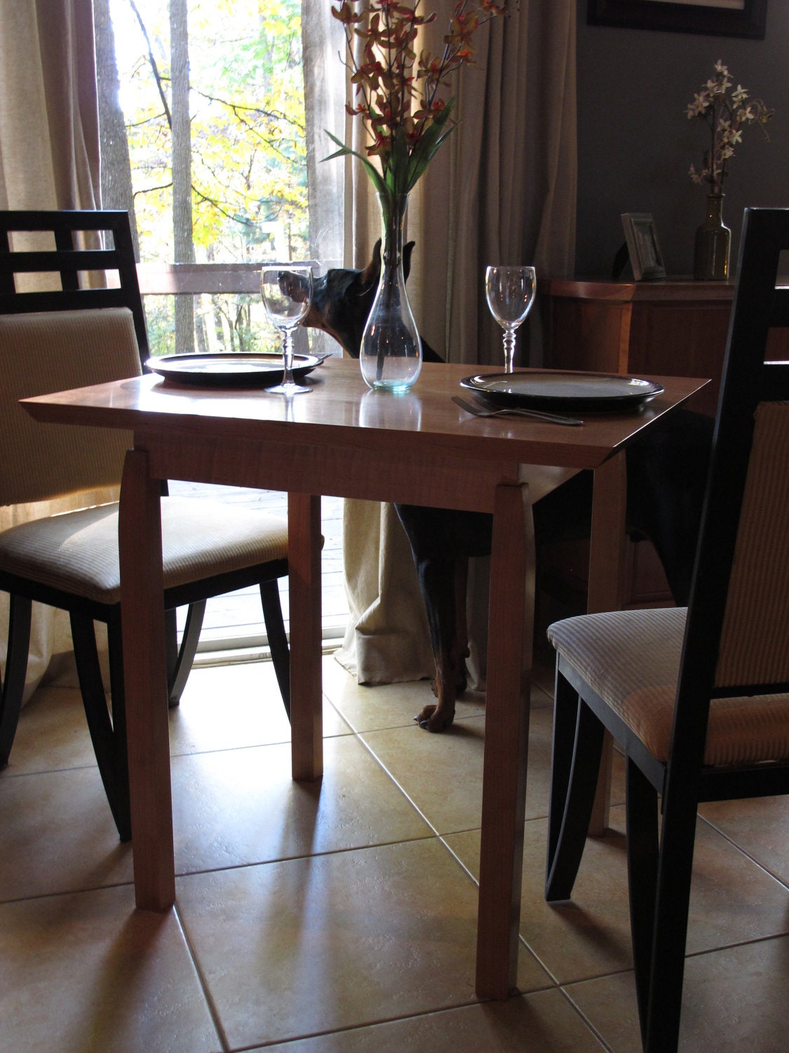 Narrow Dining Table for Two: Small Kitchen Table for