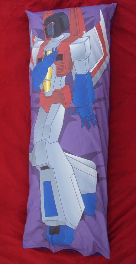 pillow case zipper body NostalgiaBombStudios G1 Transformers Pillow by Body Starscream