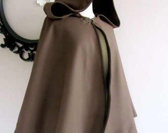 Hooded Wool Cape Womens Hooded Cape Womens jacket Hip Length cape choose from colors