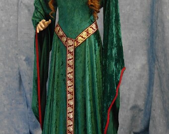 Medieval dress renaissance dress gothic dress by camelotcostumes