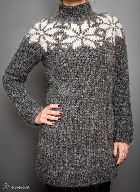 Icelandic Lopi Sweater Big Star by unneva on Etsy