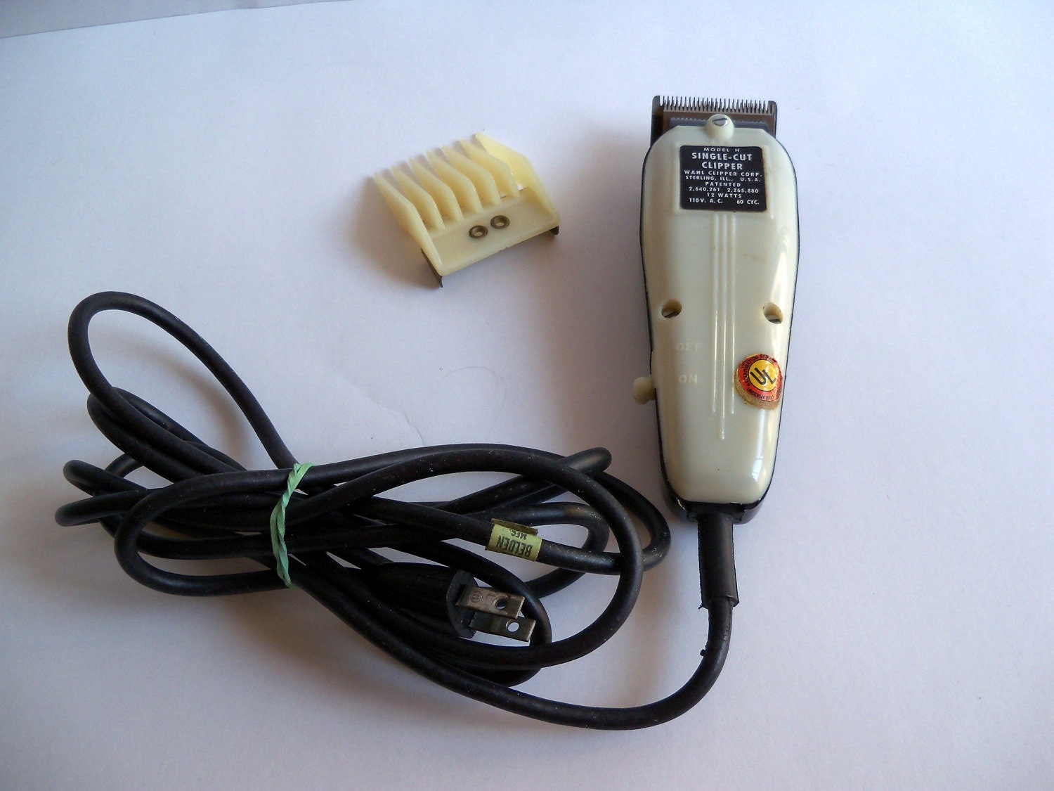 Vintage electric hair clipper // SingleCut by OldskoolTreasures