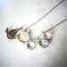 eco jewelry - sterling silver bird peace necklace