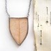 Earthy Skeleton Leaf Necklace- arrowhead