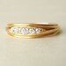 Victorian Engagement Ring, Antique 18k Gold Diamond Ring, Wedding Ring Approximate Size US 6.5