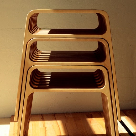 Items Similar To One Birch Plywood Stool On Etsy