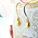 Gold Drop Dangle Earrings