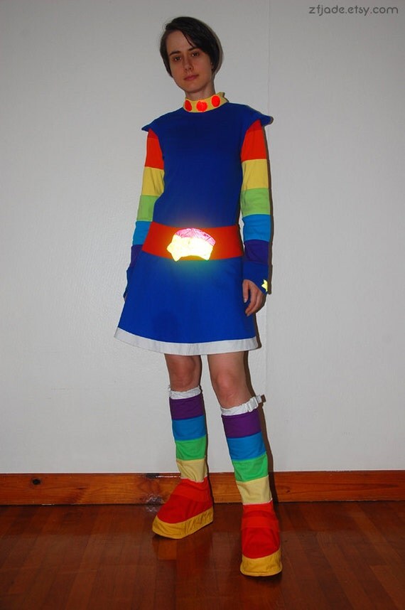 Adult Size Rainbow Brite Inspired Cosplay Costume by zfjADE