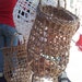 Medium Onion Basket in Brown Rush