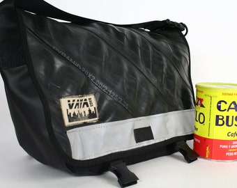 Petite Recycled Bike Tube Messenger Bag
